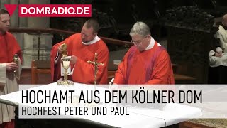 Hochamt am Hochfest der Apostel Petrus und Paulus aus dem Kölner Dom [upl. by Spielman]