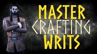 Master Crafting Writs  The Elder Scrolls Online ESO [upl. by Namsu309]