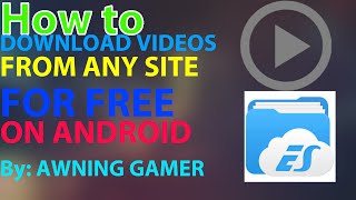 How to download videos from any site for free on Android Not Working [upl. by Llertrac]