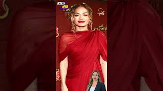 Rita Oras Fiery Look at Descendants The Rise Of Red Premiere ritaora [upl. by Esaele]