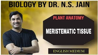 Meristematic Tissue Plant Anatomy  English Medium [upl. by Ettezil446]