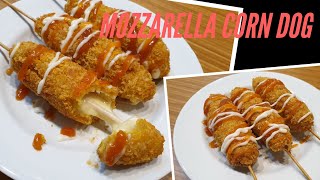 Resep Mozzarella CORN DOG [upl. by Elinad]