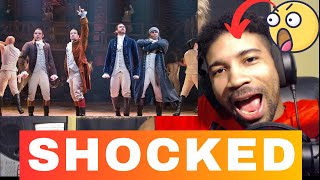 RAPPERS FIRST TIME HAMILTON REACTION PART 1 ALEXANDER HAMILTON AARON BURR SIR MY SHOT [upl. by Neukam1]