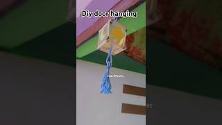 Lets make diy door hanging with the help of tape diy art craft handmade doorhaning hanging [upl. by Tadich]