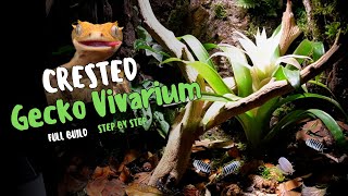 Building A Custom Bioactive Crested Gecko Vivarium [upl. by Zaremski827]