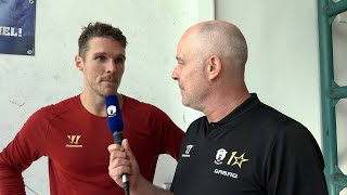 Erstes Eistraining Freddy Tiffels und Olivier Galipeau im Interview [upl. by Pryor]