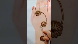 Easy And Simple Mehndi Design mehndi [upl. by Jew248]