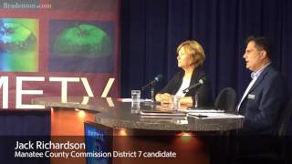 Manatee commission District 7 candidates face off in debate [upl. by Noiramaj]