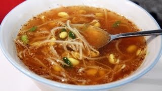 Soybean sprout soup kongnamulguk콩나물국 [upl. by Ylreveb955]