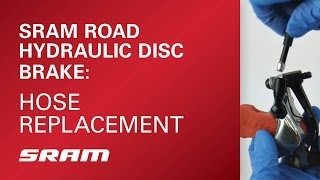 SRAM Road Hydraulic Disc Brake Hose Replacement [upl. by Everest412]