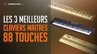 🔴 TOP 3  MEILLEUR CLAVIER MAÎTRE 88 TOUCHES 2023❓ COMPARATIF amp TEST [upl. by Thurlow]