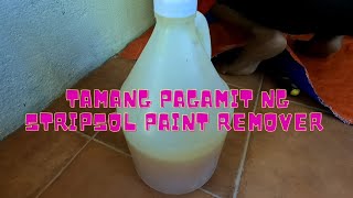 tamang pagamit Ng stripsol paint remover JaperSniperOfficial [upl. by Anikes]