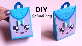 Origami paper bag  origami gift bag  how to make paper bags with handles [upl. by Akihsar]