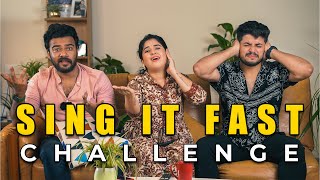 Total Fun  Sing it Fast Challenge😆 Ft Jeeva Lijo  Aparna Thomas [upl. by Gambell]