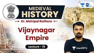 L15 Vijayanagar Empire l Krishna Deva Raya l Battle of Talikota l Medieval History UPSC [upl. by Elbon]