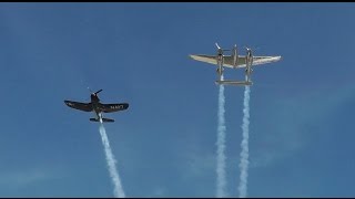 MotoGP Spielberg 2016  Airshow The Flying Bulls and Eurofighter  Red Bull Ring Spielberg [upl. by Fulmis224]