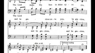 The Lord Bless You and Keep You Lutkin—SATB multitrack [upl. by Alakcim]