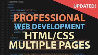 HTML CSS TUTORIAL FOR BEGINNERS  multiple pages [upl. by Anaiad83]