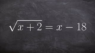 Math Tutorial for Solving Radical Equations [upl. by Mariele]