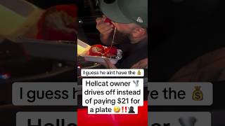 This too funny 😂✨🥣 real motion hustlers hustle food review money srt cars hellcat [upl. by Allisirp486]