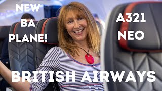 TRIP REPORT NEW BRITISH AIRWAYS AIRBUS A321NEO CLUB EUROPE amp ECONOMY REVIEW LONDON TO ROME [upl. by Sivle606]