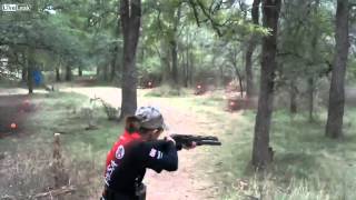 Little Girl Shoots Like a Boss HD [upl. by Aicileb]