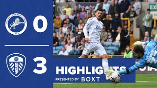 Highlights Millwall 03 Leeds United  Piroe double at The Den [upl. by Adolphus586]