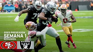 San Francisco 49ers vs Las Vegas Raiders  Pretemporada NFL 2023  Resumen Highlights  13 Ago 23 [upl. by Edgerton258]