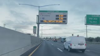 Express lanes open on US Highway 101 along Peninsula [upl. by Sorensen]