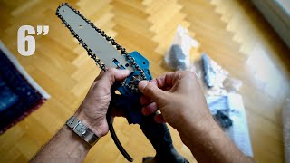 6quot mini chainsaw [upl. by Neerhtak]