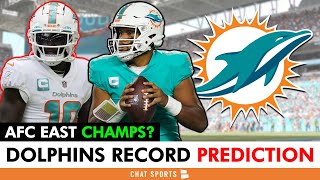 Miami Dolphins 2024 Record Prediction Can Dolphins Win AFC East [upl. by Calvinna]