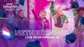 Luna  La Festa  LIVE  Netherlands 🇳🇱 Junior Eurovision 2022 [upl. by Dazhehs]