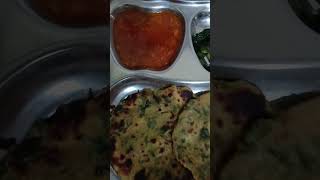 Palak paratha 😃😃 [upl. by Gallagher]