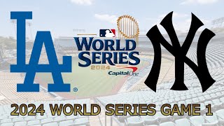 Dodgers vs Yankees  World Series 2024 Game 1 Full Game Highlights MLB The Show 24 Sim [upl. by Tyrone113]