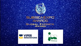 SUBSEA EXPO AWARDS 2024  Global Exports Award [upl. by Dorothi]