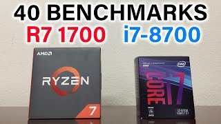 i78700K vs Ryzen 7 1700  Which CPU Should You Buy [upl. by Attennek977]