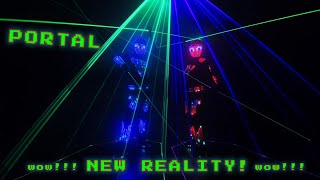 PORTAL Laser show new promo [upl. by Qulllon]