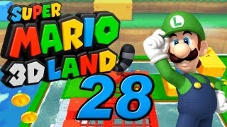 Lets Play Super Mario 3D Land 100  Part 28  Luigi legt los [upl. by Lammond802]