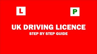 How to get UK Driving Licence  Step by Step Process [upl. by Sinnek]