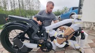 Unboxing GFORCE RS A bicicleta cu o suspensie magica [upl. by Mack]