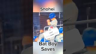 🤯 Bat Boy SAVES Shohei Ohtani [upl. by Ayisan197]