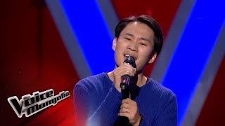 BolorErdeneG  quotBi tuuniig harsnaas hoishquot  Blind Audition  The Voice of Mongolia 2018 [upl. by Yentuoc]