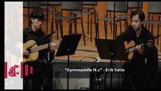 Gymnopedie N1 Erik Satie  WSU Guitar Ensemble [upl. by Llenyar]