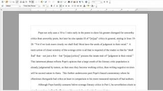 Lit Analysis Essay From Scratch Popes quotAn Essay on Criticismquot 19 [upl. by Hafital]