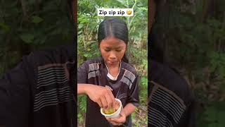 Zip zip zip 🤣🤣 edit food wildfruit eatingrice eatrice [upl. by Eceerahs282]