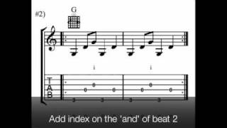 Travis Picking lesson 1 [upl. by Ahsikcin]