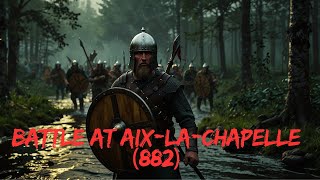 The Battle of AixlaChapelle 882 A Fierce Confrontation Between the Frankish and Viking Armies [upl. by Ennybor]