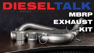 DIESEL TALK  MBRP EXHAUST KIT [upl. by Uchish835]