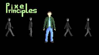 Pixel art timelapse  Creating a character walk animation [upl. by Octavian]