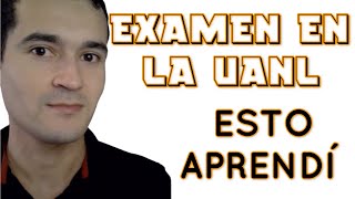 Examen de admisión UANL  ESTO APRENDÍ  Profe Cristian [upl. by Larrad827]